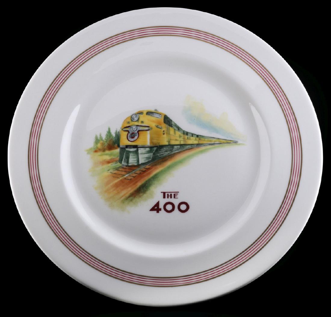 A RARE CNW FLAMBEAU 400 SERVICE CHINA DINNER PLATE (1 of 10)