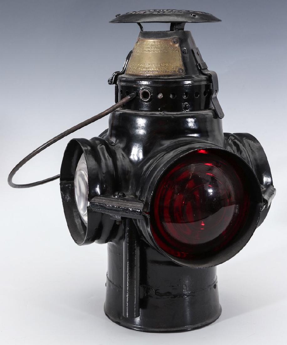 AN ADLAKE PRESSED STEEL SWITCH LAMP NO. 63 (1 of 12)