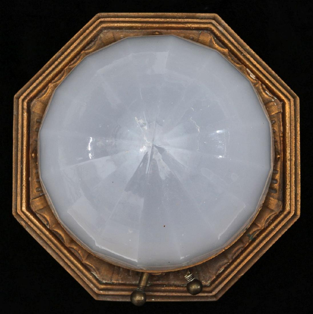 A 1920s SAFETY CAR CO. RAILCAR PASSAGEWAY LIGHT (1 of 9)