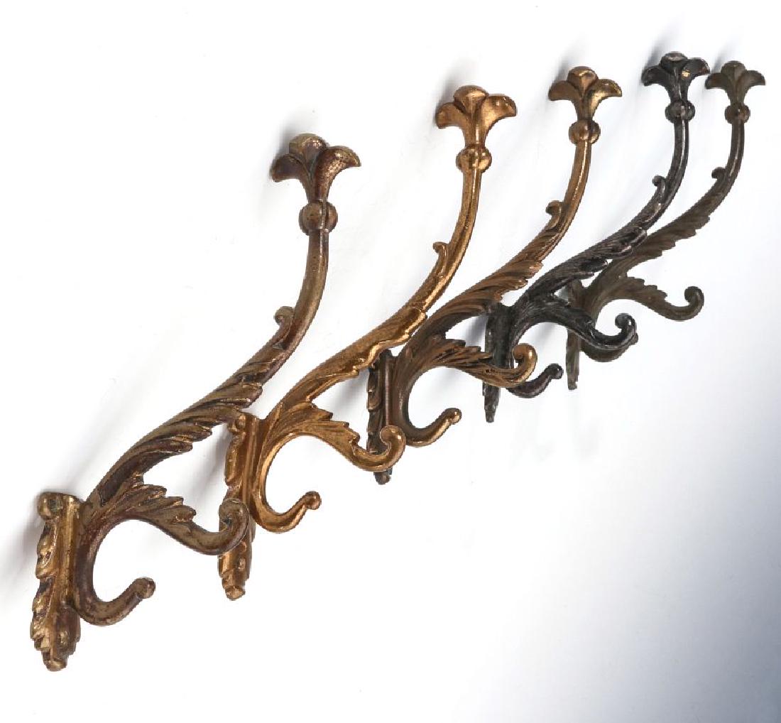 A COLLECTION OF ADLAKE RAILCAR COAT AND HAT HOOKS (1 of 9)