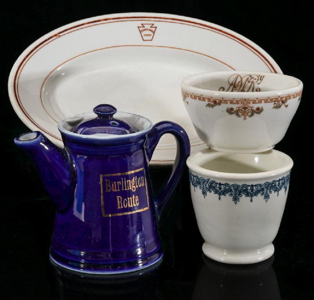 A COLLECTION OF RAILROAD CHINA, VARIOUS LINES (1 of 13)