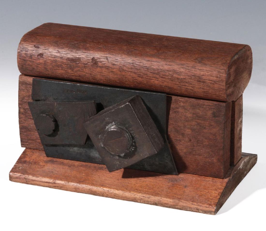 PATENT MODEL OR SALES SAMPLE RAIL JOINT, PAT 1873 (1 of 8)