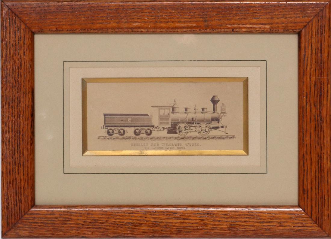 A HINKLEY & WILLIAMS LOCOMOTIVE WORKS RENDERING (1 of 5)