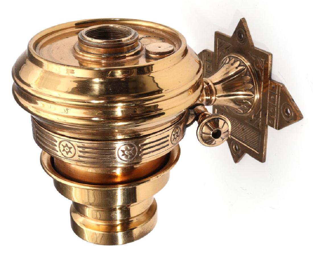 A 19TH C. HANDLAN-BUCK RAILROAD BRASS SIDE LAMP (1 of 10)