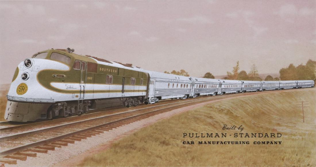BUILDER'S PRINT FOR PULLMAN - STANDARD CAR MFG CO (1 of 8)