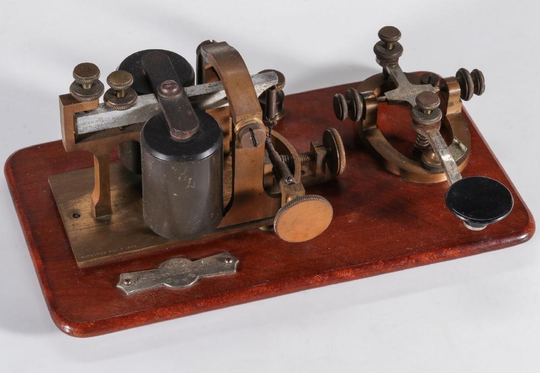 A BUNNELL AND SON TELEGRAPH KEY CIRCA 1895 (1 of 12)
