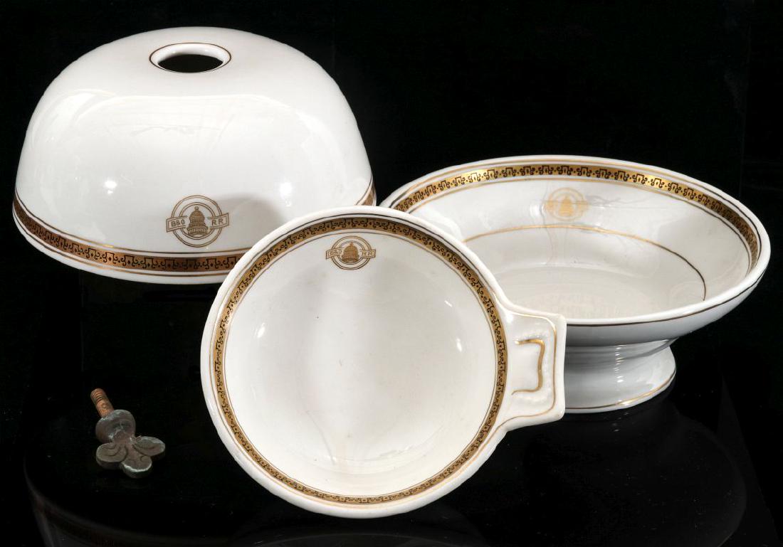 B&O RR CAPITOL PATTERN DINING CAR CHINA WITH LOGO (1 of 14)