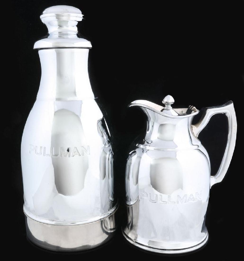 INSULATED CARAFE AND PITCHER MARKED PULLMAN C. 1920 (1 of 13)