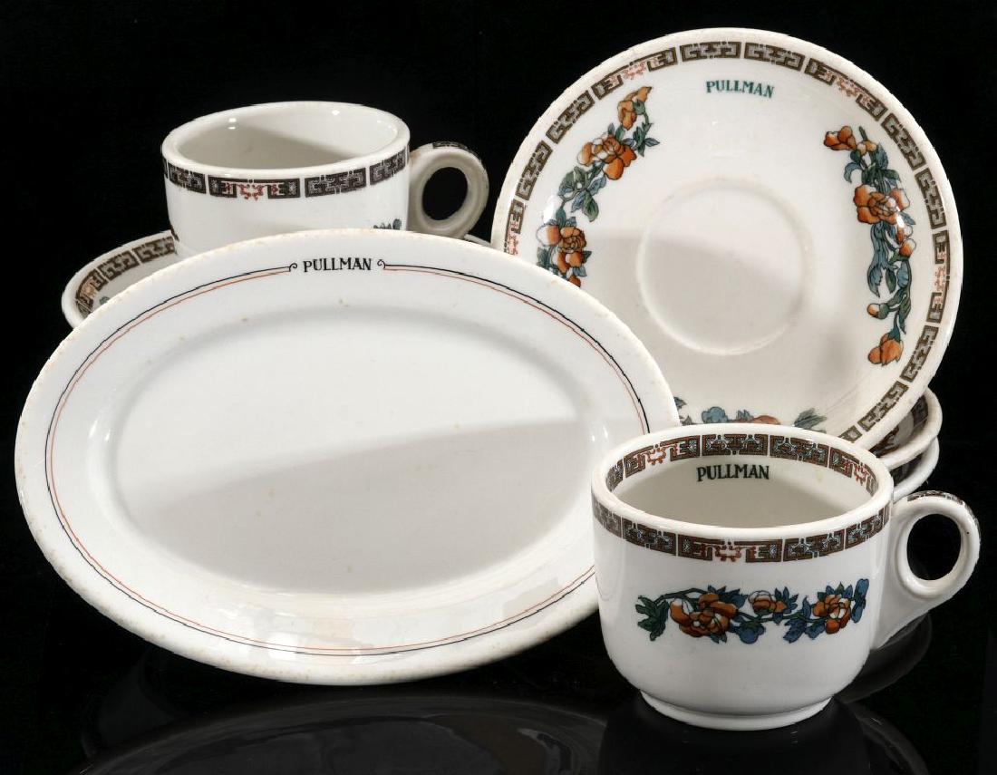 A COLLECTION OF PULLMAN RAILROAD CHINA (1 of 14)