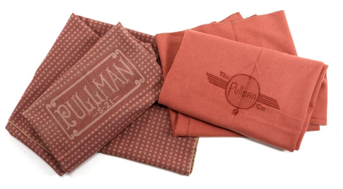 TWO PULLMAN CO. WOOL RAILCAR BLANKETS (1 of 20)