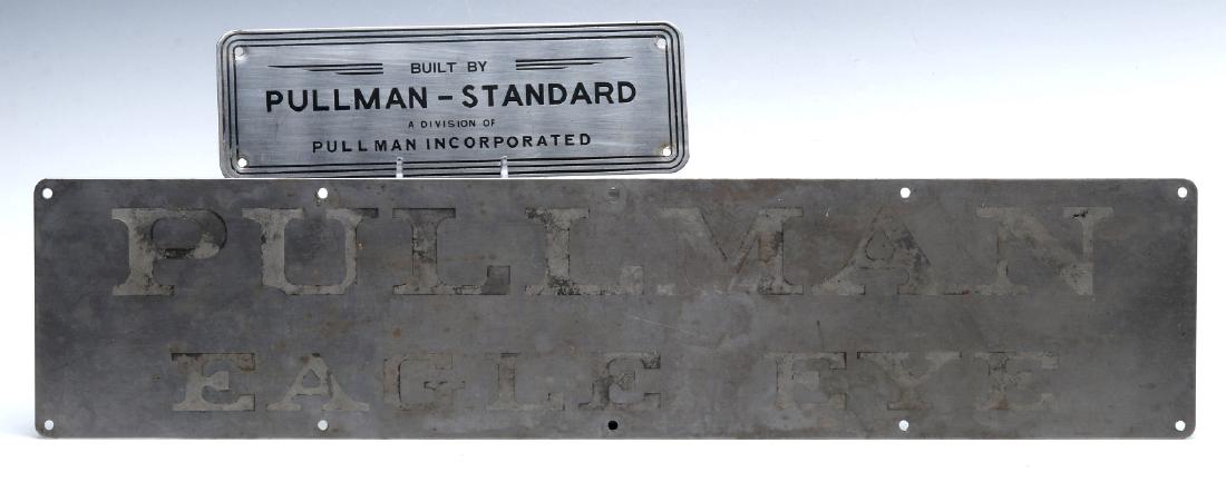 TWO MID 20TH CENTURY PULLMAN PLAQUES (1 of 7)