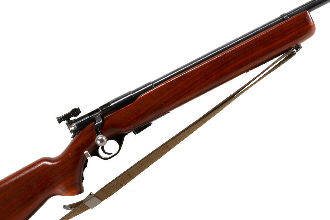 MOSSBERG 44US(d) .22 BOLT ACTION WITH SLING: Mossberg .22 Caliber 44US(d) (serial #:NSN) With S130 receiver sight. One Magazine. Measures 26 inch barrel, 43 inches overall. We will abide by all FFL regulations regarding the sale and purchase of 