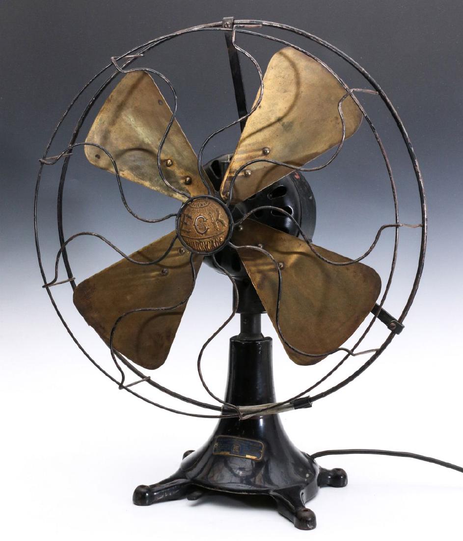 A GOOD ECK 'HURRICANE' AC OSCILLATING FAN C. 1915 (1 of 12)