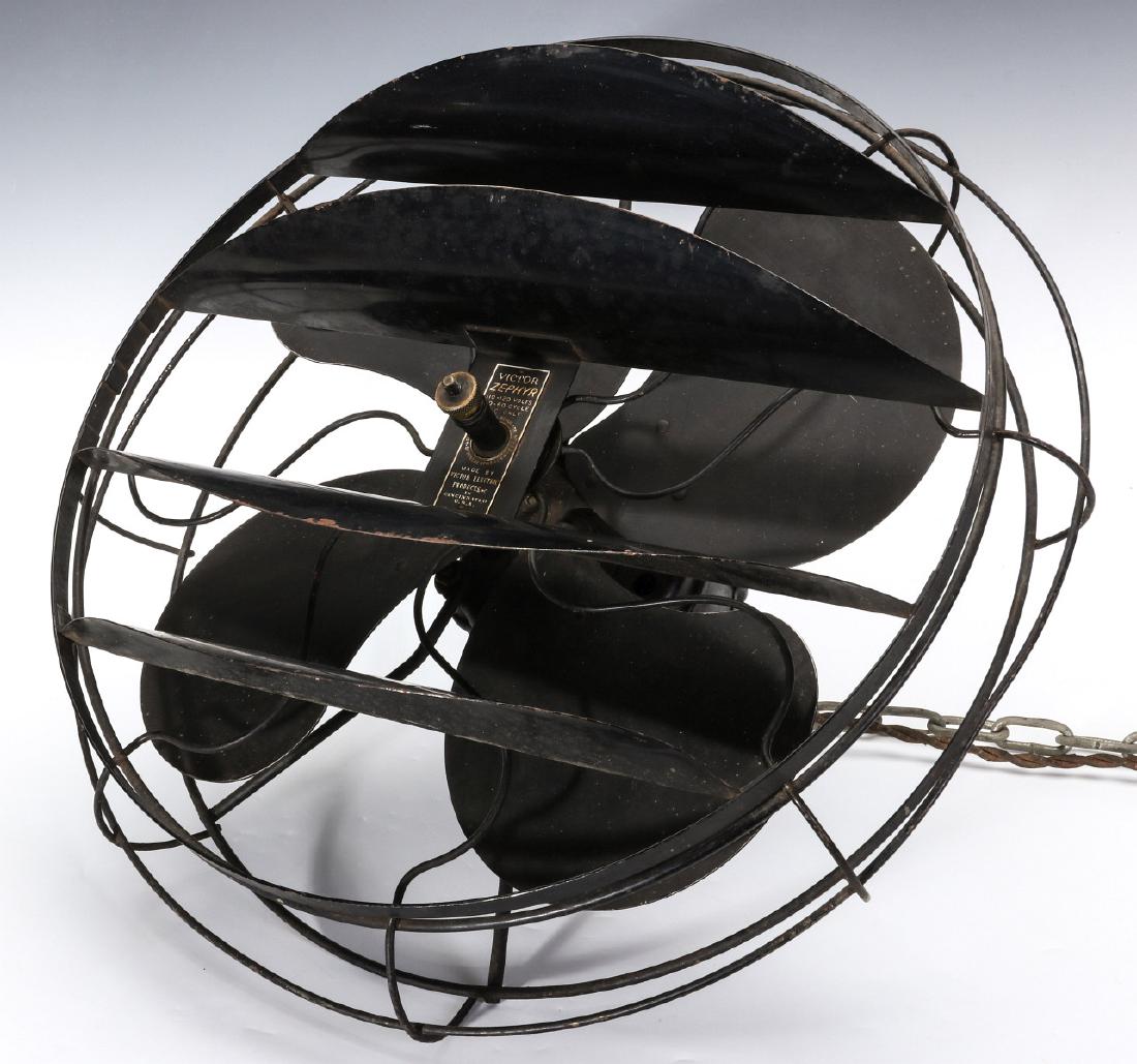 A VICTOR ZEPHYR HANGING / CEILING FAN CIRCA 1939 (1 of 9)