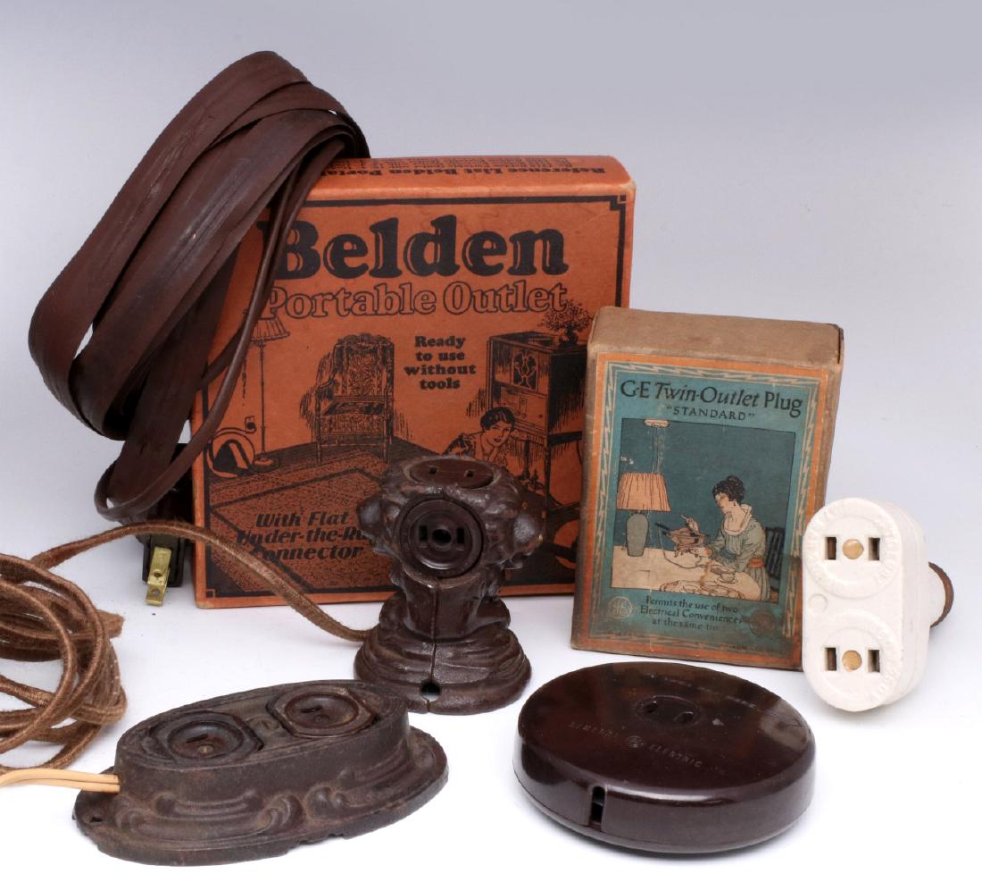 A LARGE LOT OF EARLY ELECTRICAL TECHNOLOGY ITEMS (1 of 15)