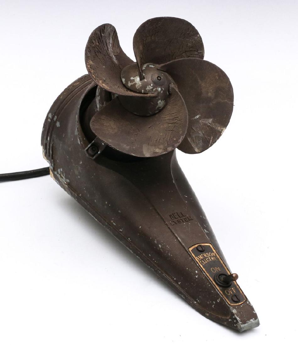 AN EMERSON BELL SYSTEM FAN WITH RUBBER BLADES (1 of 9)
