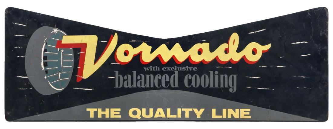 A VINTAGE VORNADO FANS ADVERTISING SIGN (1 of 7)