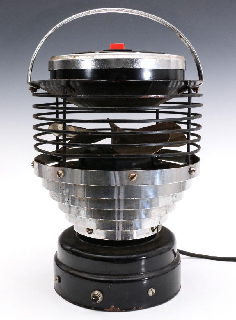 AN ART DECO KISCO FLOOR STANDING ASHTRAY FAN (1 of 12)