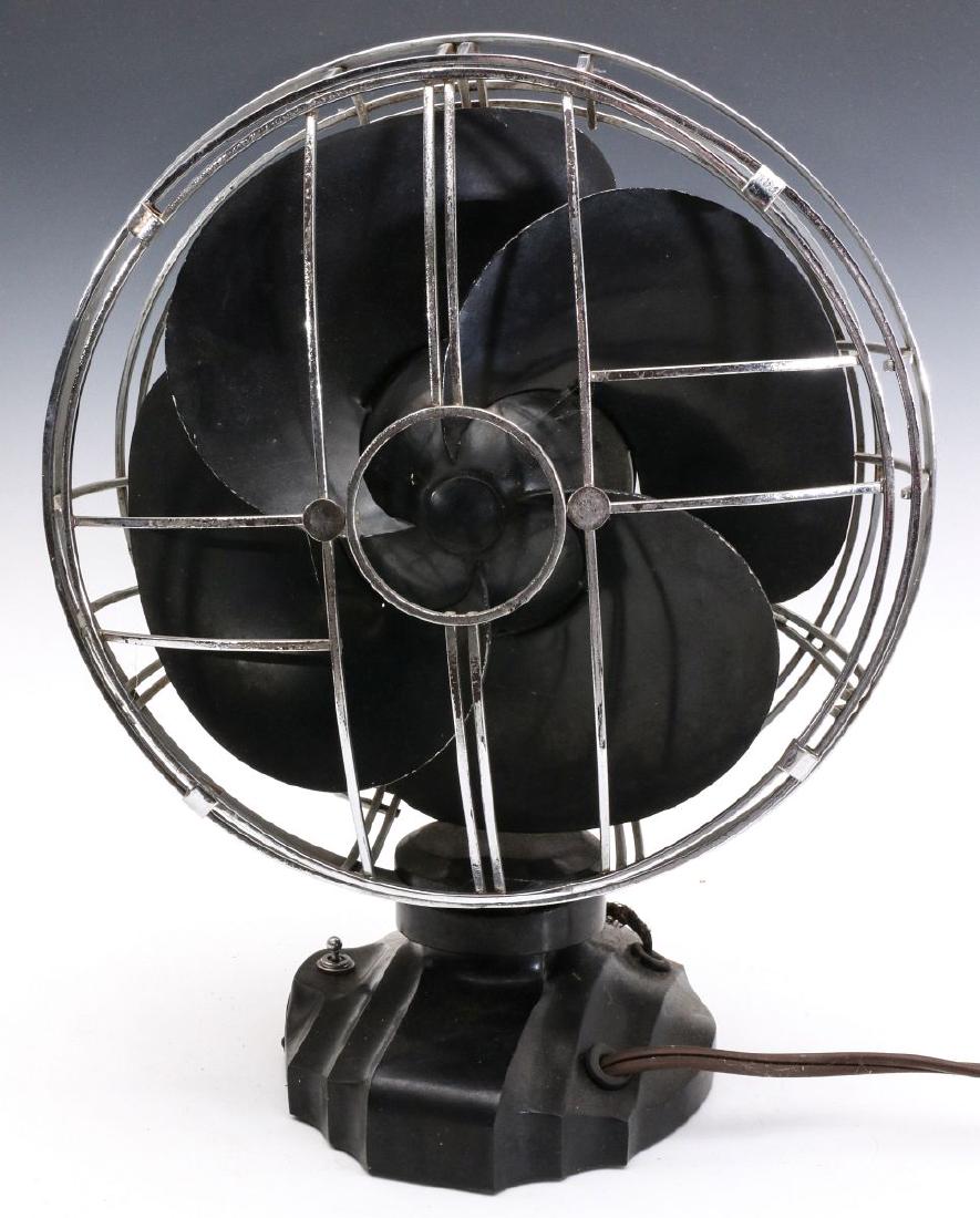 AN EMERSON IMPERIAL SILVER SWAN ART DECO FAN (1 of 10)