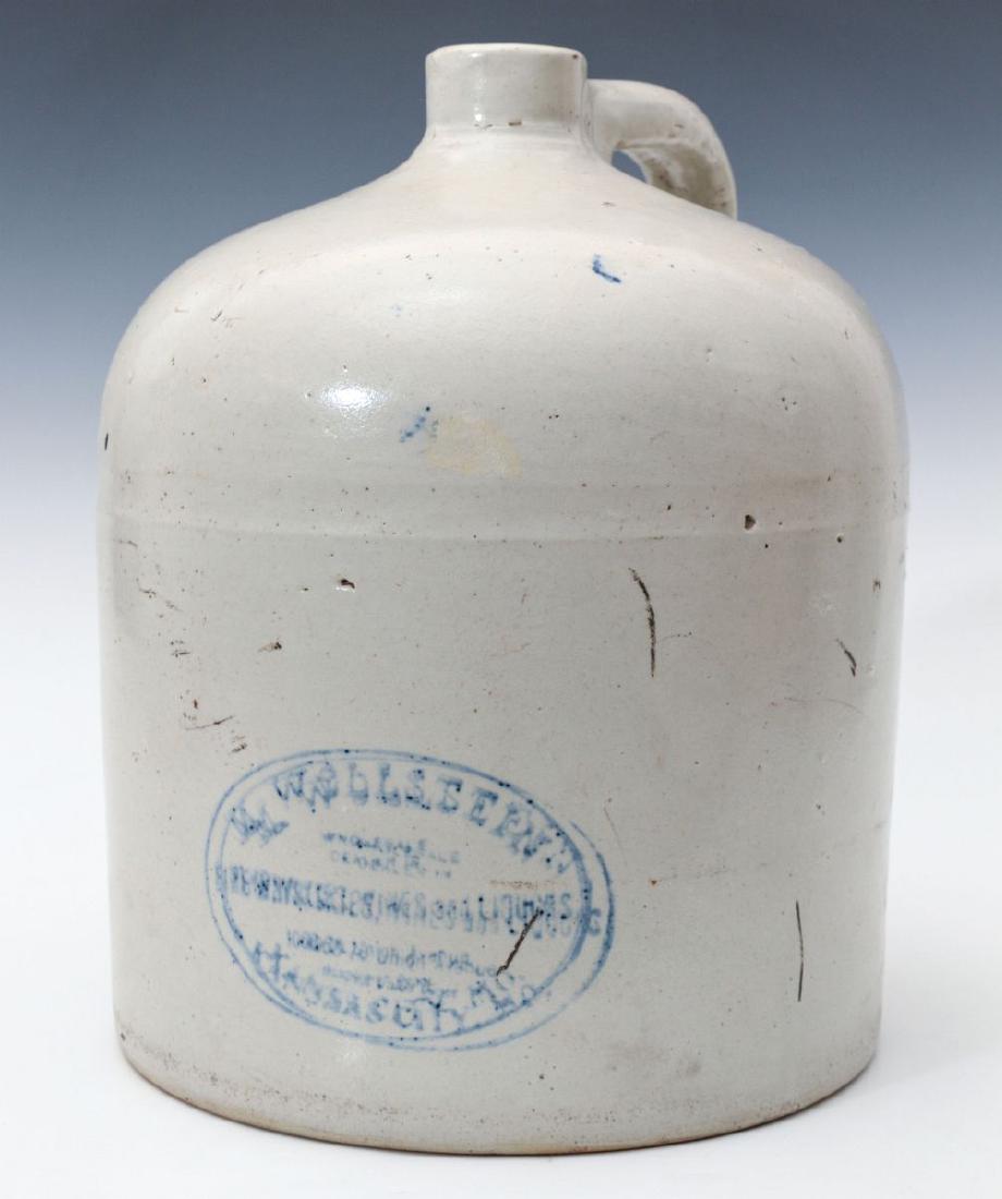 POTTERY WOLSTEIN KANSAS CITY 'WHISKIES' JUG