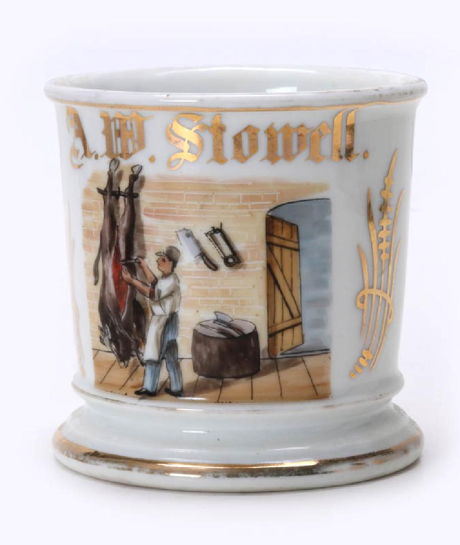 A BUTCHER OCCUPATIONAL SHAVING MUG (1 of 10)