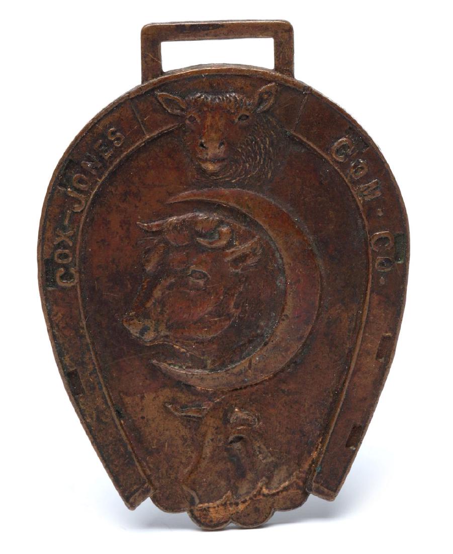 C. 1920 COX-JONES LIVESTOCK COMM. CO. ADVTG FOB (1 of 6)