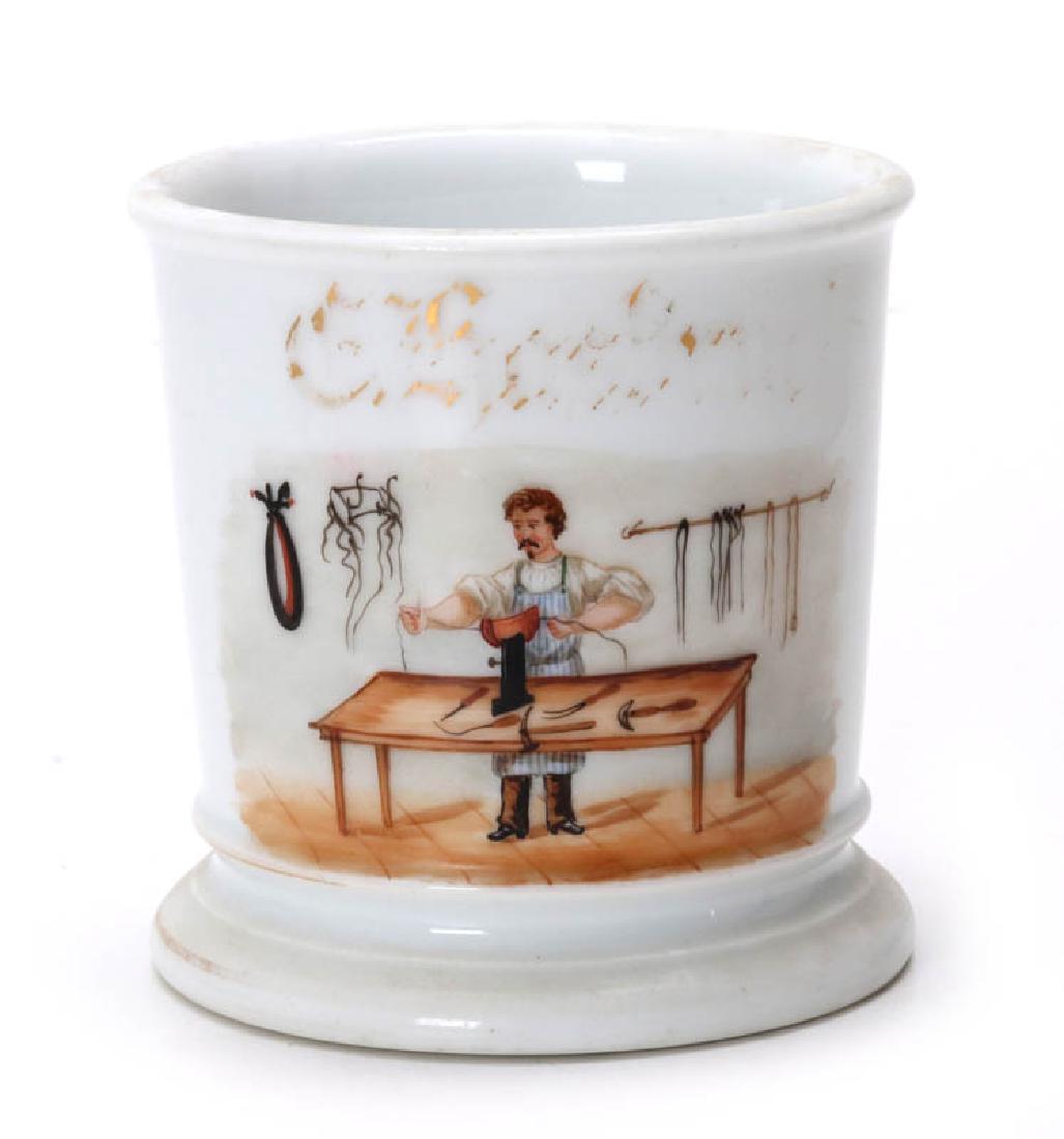A HARNESS MAKER OCCUPATIONAL SHAVING MUG (1 of 10)
