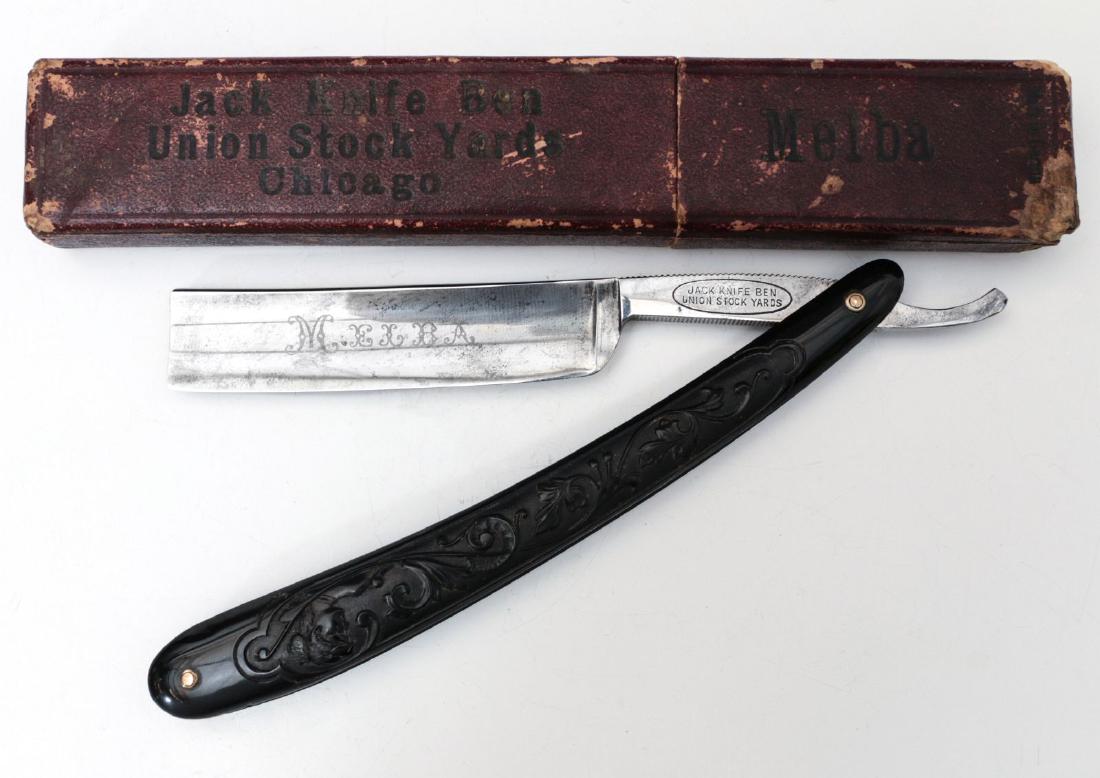 JACK KNIFE BEND UNION STOCK YARDS CHICAGO RAZOR (1 of 10)
