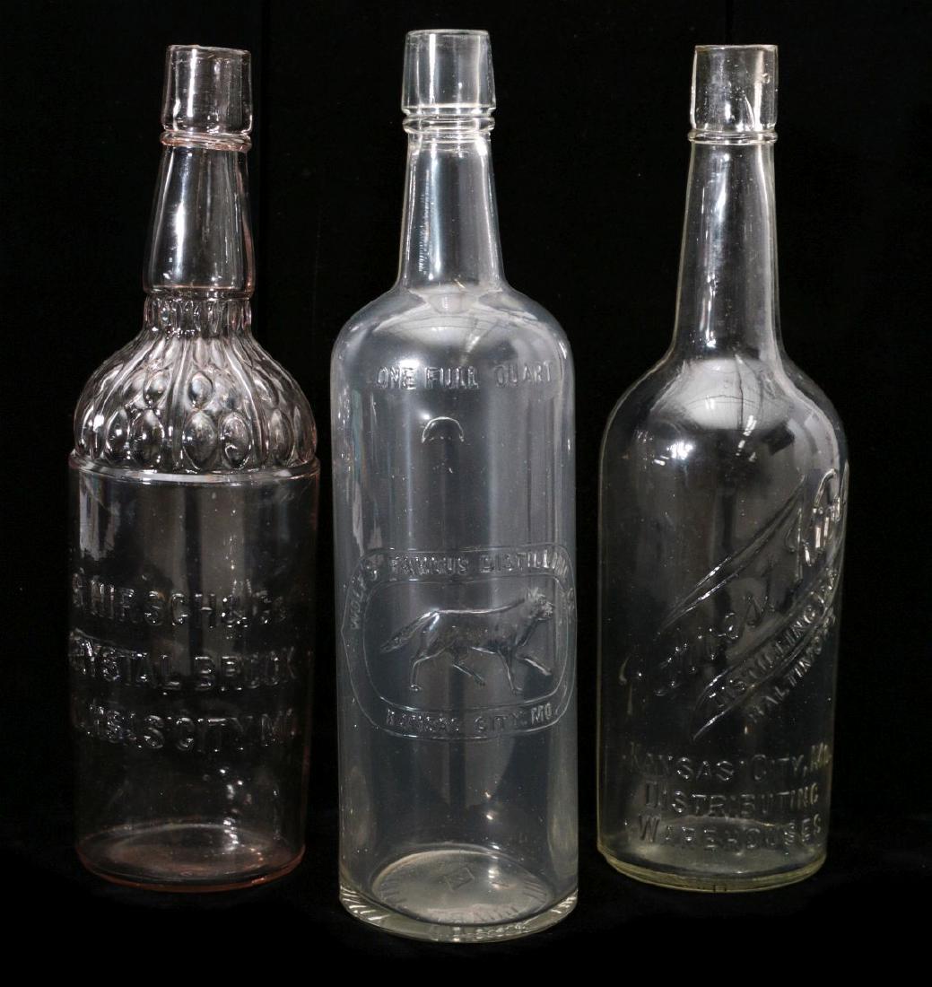 PRE-PROHIBITION KANSAS CITY DISTILLERY BOTTLES (1 of 14)