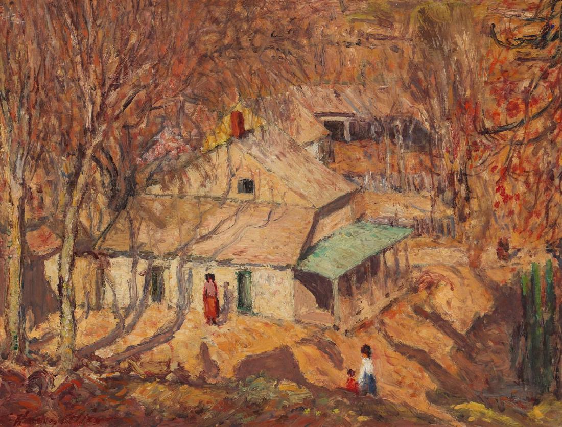 C. HARRY ALLIS (1870 - 1938) OIL ON ARTIST'S BOARD (1 of 12)