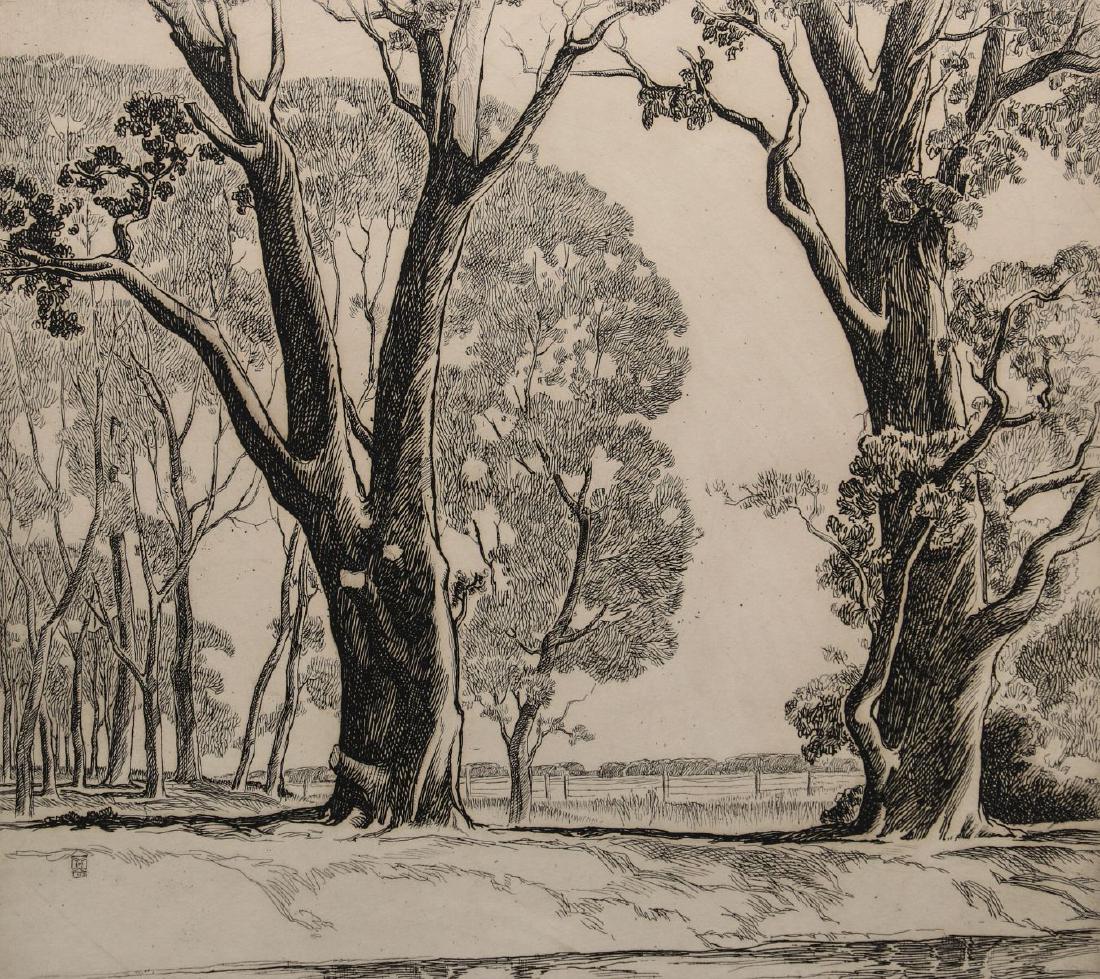 CHARLES CAPPS (1898-1981) PENCIL SIGNED ETCHING (1 of 14)