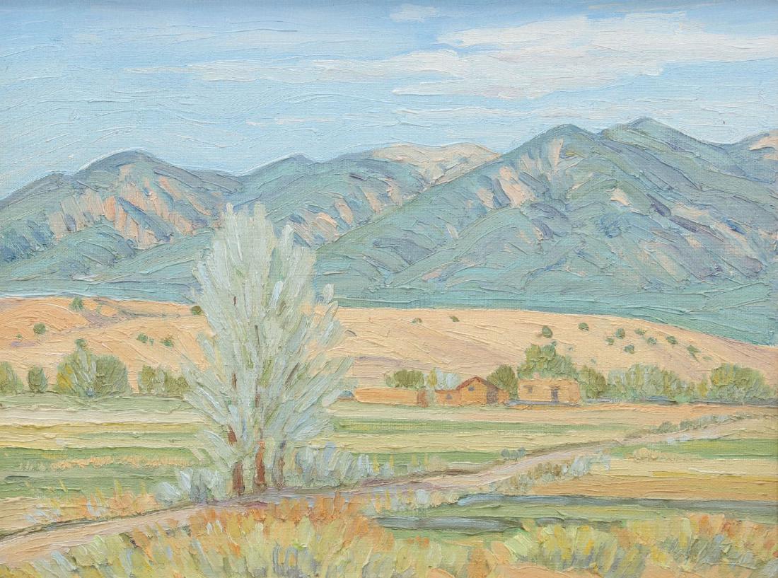 VALERIE GRAVES (20th c) OIL ON ARTIST'S BOARD (1 of 11)