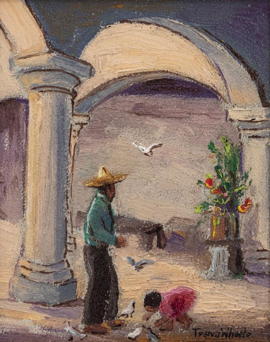 TREVA WHEETE (1890-1963) OIL ON ARTIST'S BOARD (1 of 9)