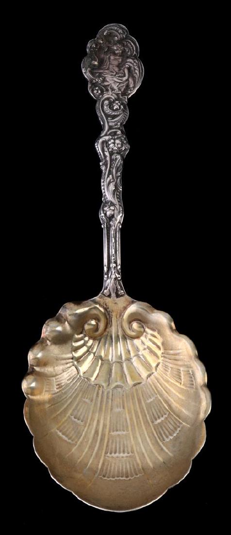 A LARGE GORHAM VERSAILLES STERLING BERRY SPOON (1 of 9)