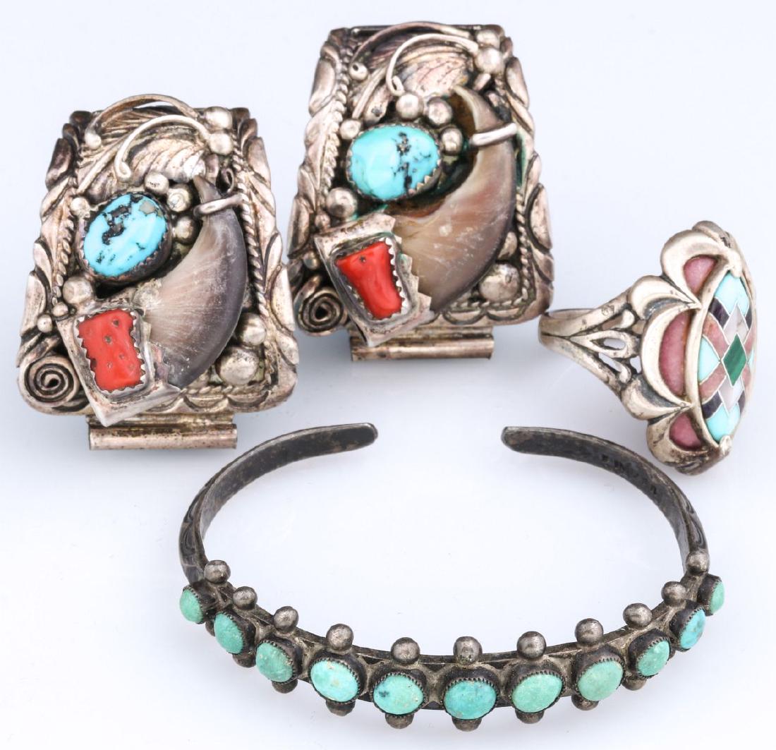 STERLING BEAR CLAW WATCH TIPS, BRACELET AND RING (1 of 11)