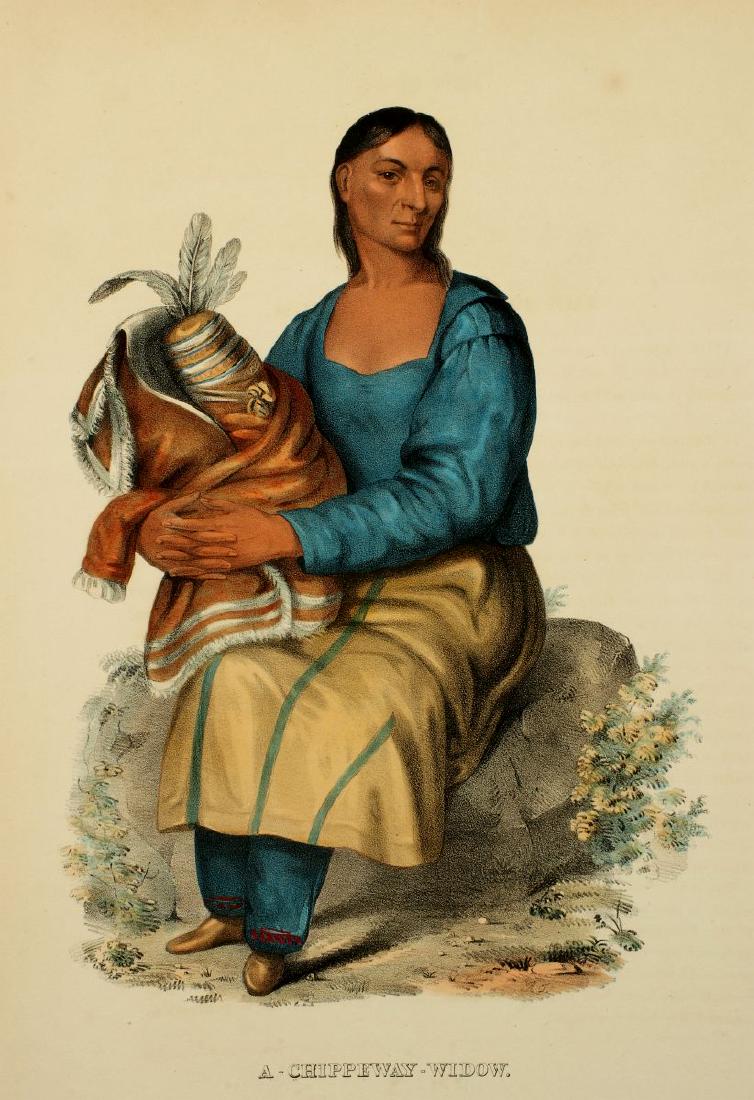 A CHIPPEWAY WIDOW, LITHOGRAPH, MCKINNEY AND HALL (1 of 10)