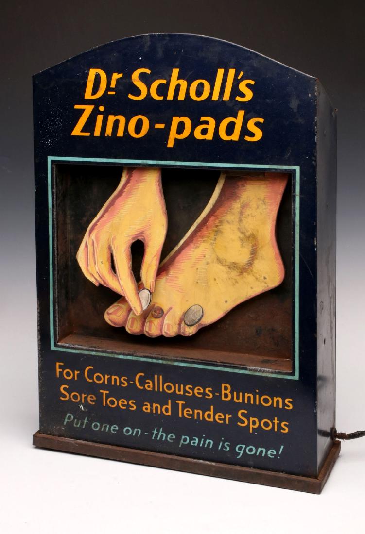 Dr. Scholl s zino Pads Mechanical Display C1931