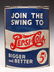 A PEPSI-COLA TIN LITHO ADVERTISING STRING HOLDER