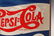 A PEPSI-COLA TIN LITHO ADVERTISING STRING HOLDER - 5