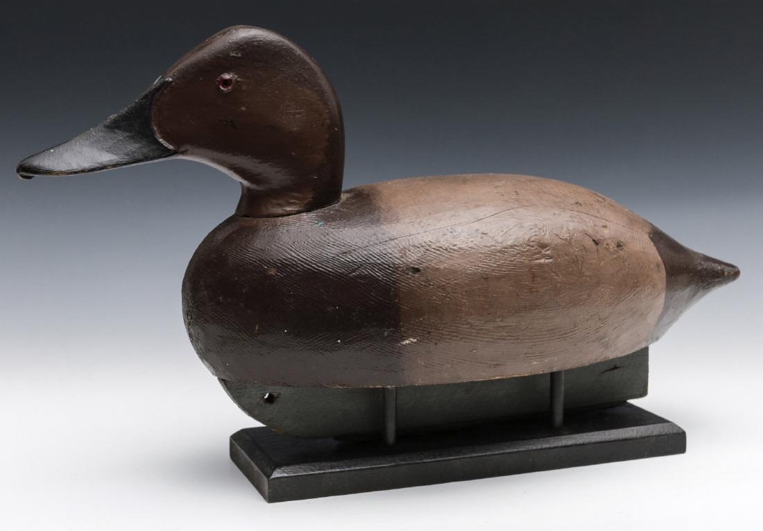 A CANVASBACK DRAKE DECOY, NEW BALTIMORE, MICHIGAN (1 of 10)