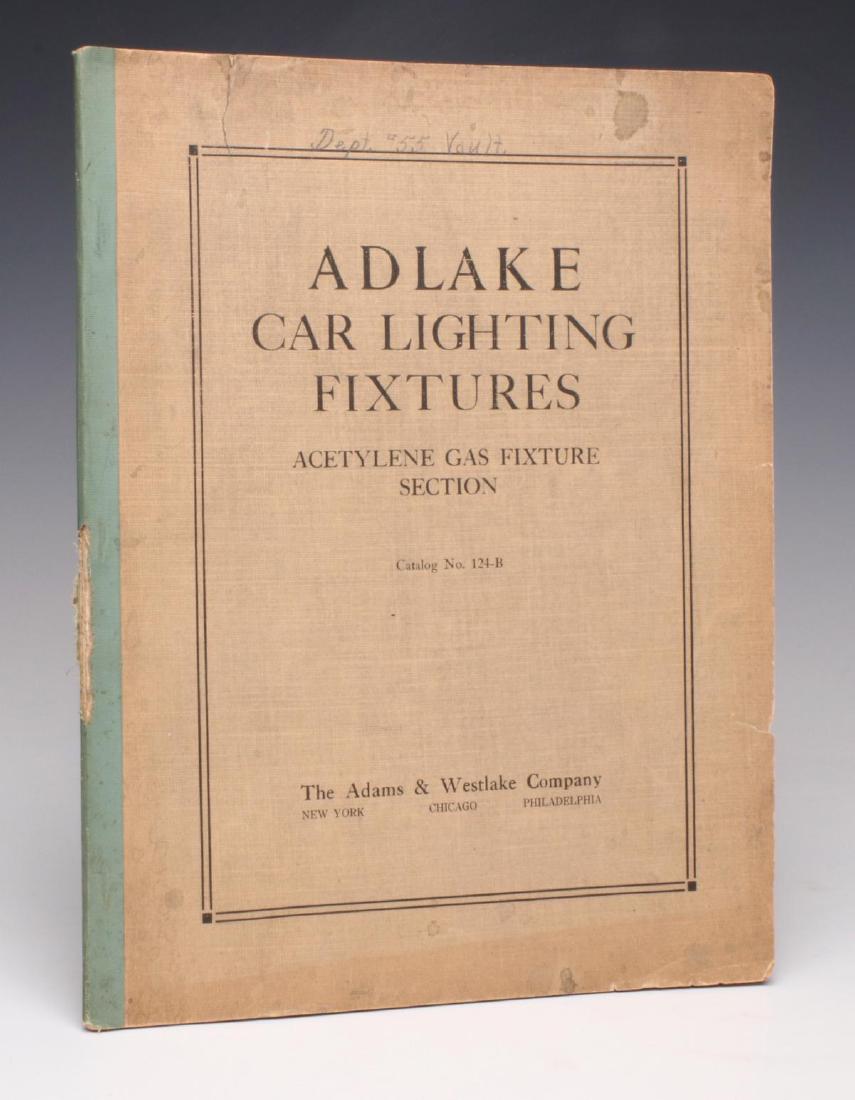 ADLAKE RAILROAD CAR LIGHTING FIXTURE TRADE CATALOG (1 of 10)