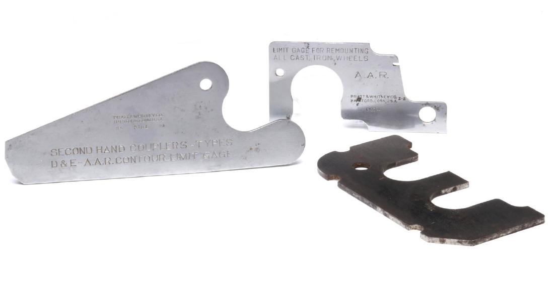 PRATT & WHITNEY RAIL CAR COUPLER & WHEEL GAUGES (1 of 11)