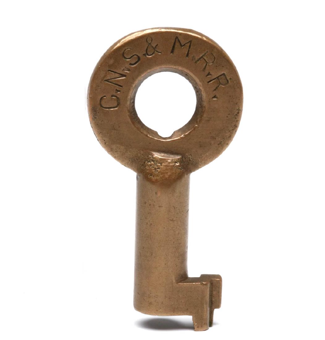 CHICAGO, NORTH SHORE & MILWAUKEE RAILROAD KEY (1 of 5)