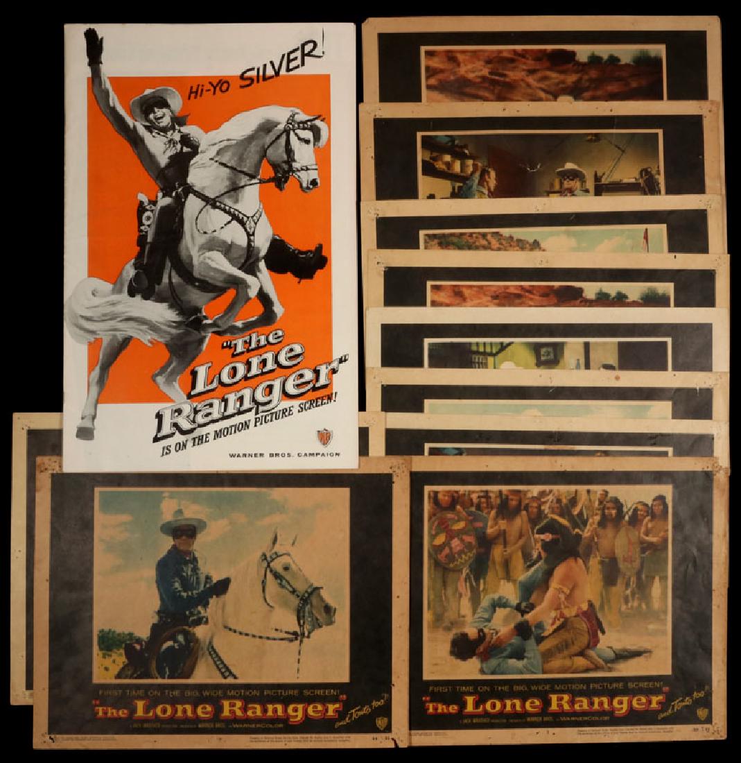 SET OF TEN 1956 'THE LONE RANGER' LOBBY CARDS (1 of 9)
