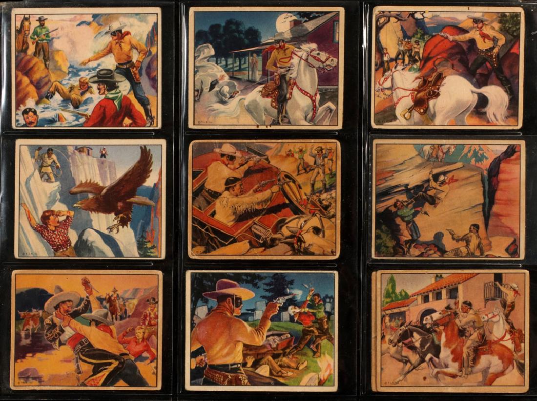 SET OF 48 LONE RANGER CHEWING GUM CARDS, 1940 (1 of 12)
