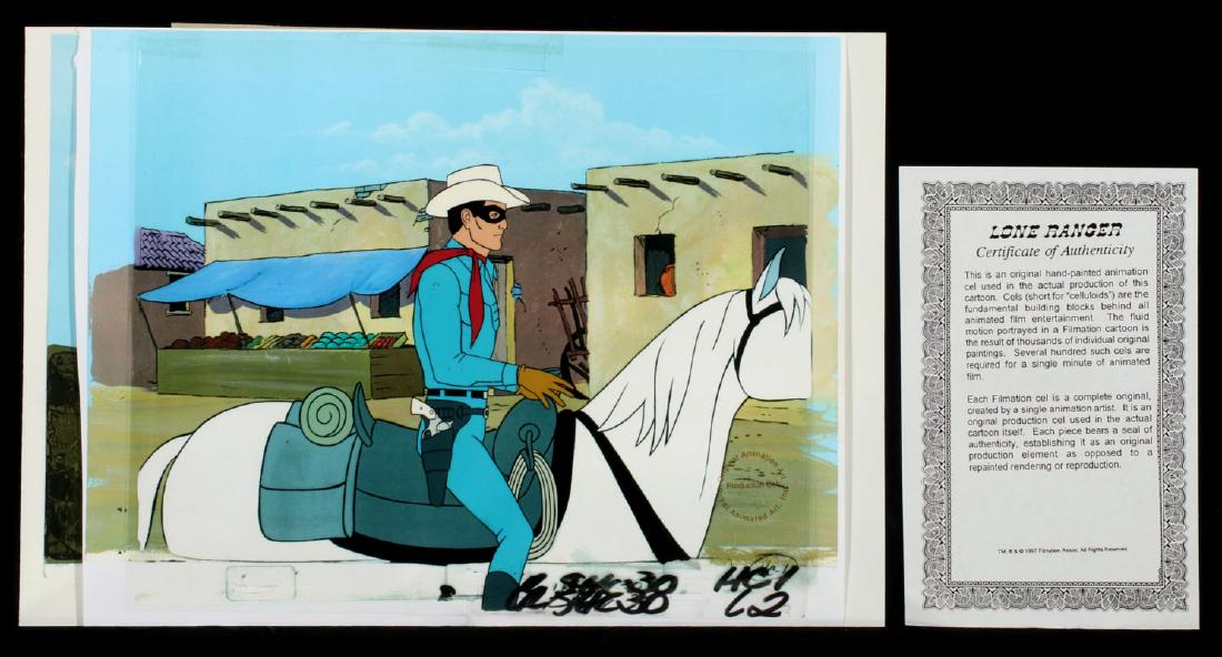 LOT OF LONE RANGER ANIMATION CELS (1 of 9)