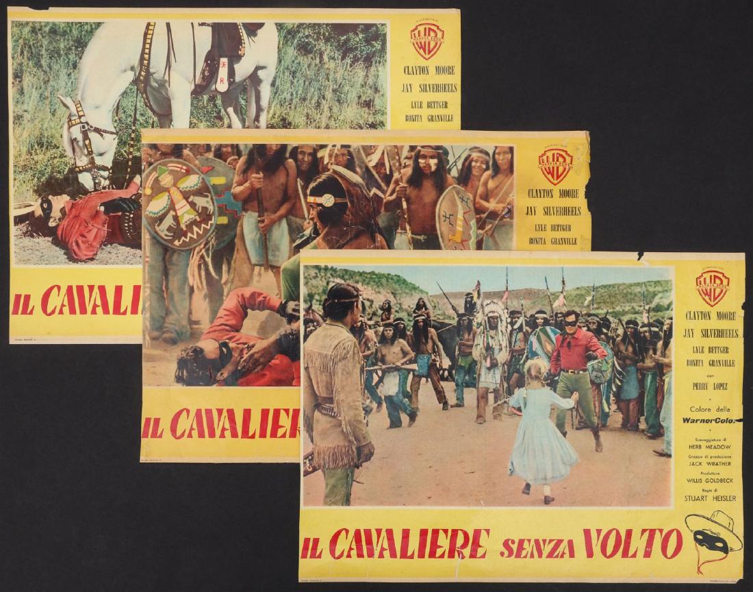 LONE RANGER ITALIAN CINEMA LOBBY CARDS AND POSTER (1 of 7)