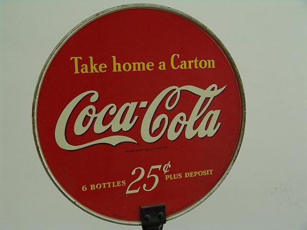1930'S COCA-COLA SIX PACK DISPLAY RACK - EXCELLEN