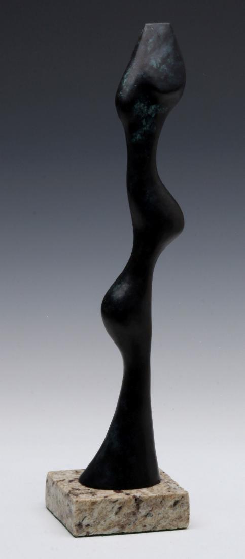 A MODERNIST BRONZE SCULPTURE AFTER JEAN ARP: With signature in the casting, numbered. Measures 16.5 inches. We happily provide seamless in-house packing and shipping services on nearly everything we sell.