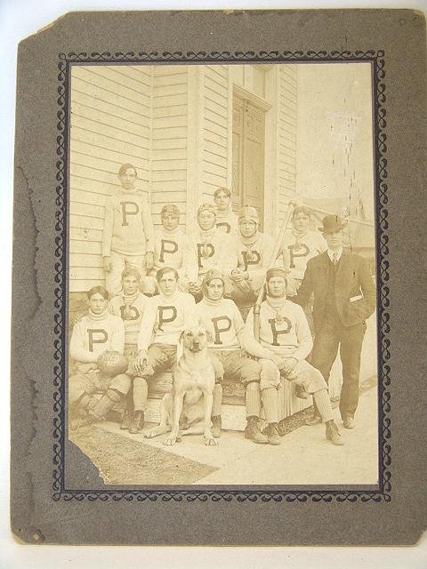 OKLAHOMA TERRITORY PHOTOGRAPH OF FOOTBALL TEAM